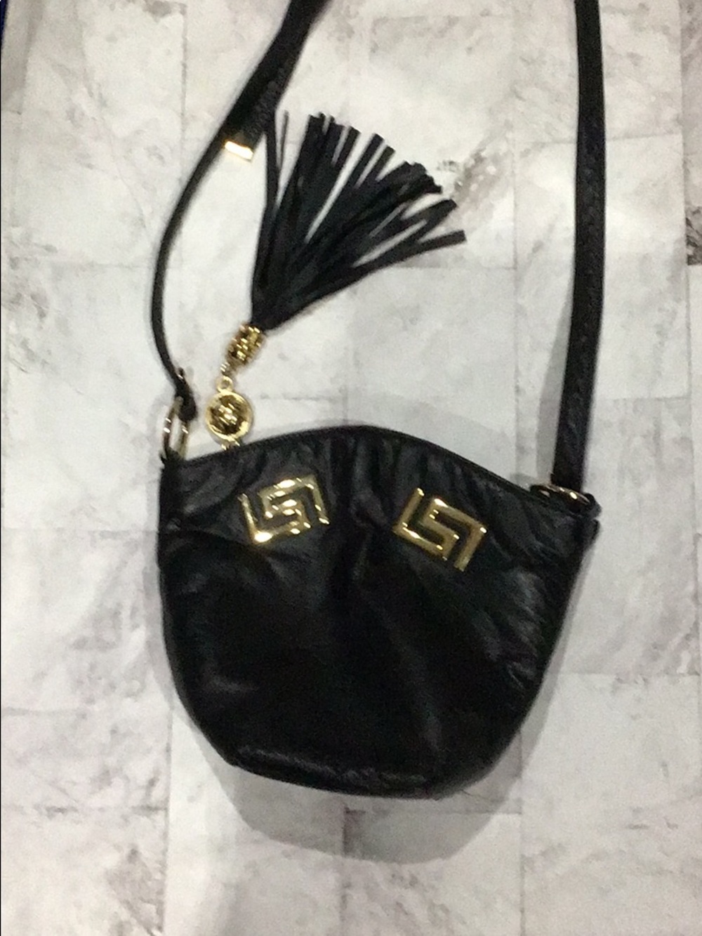 talk of the walk vintage trapeze bag